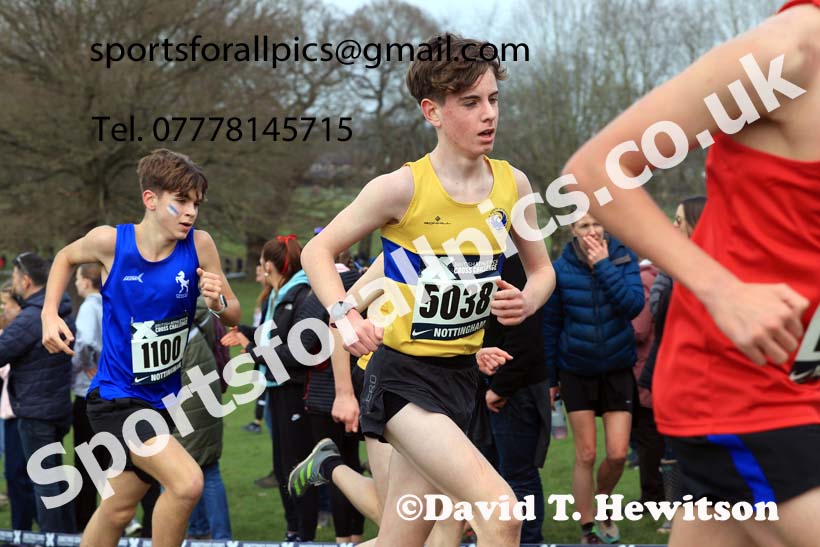 Boys Under-15s, 2024 CAU Inter Counties Cross Country Champs., Wollaton Park, Nottingham. Photo: David T. Hewitson/Sports for All Pics